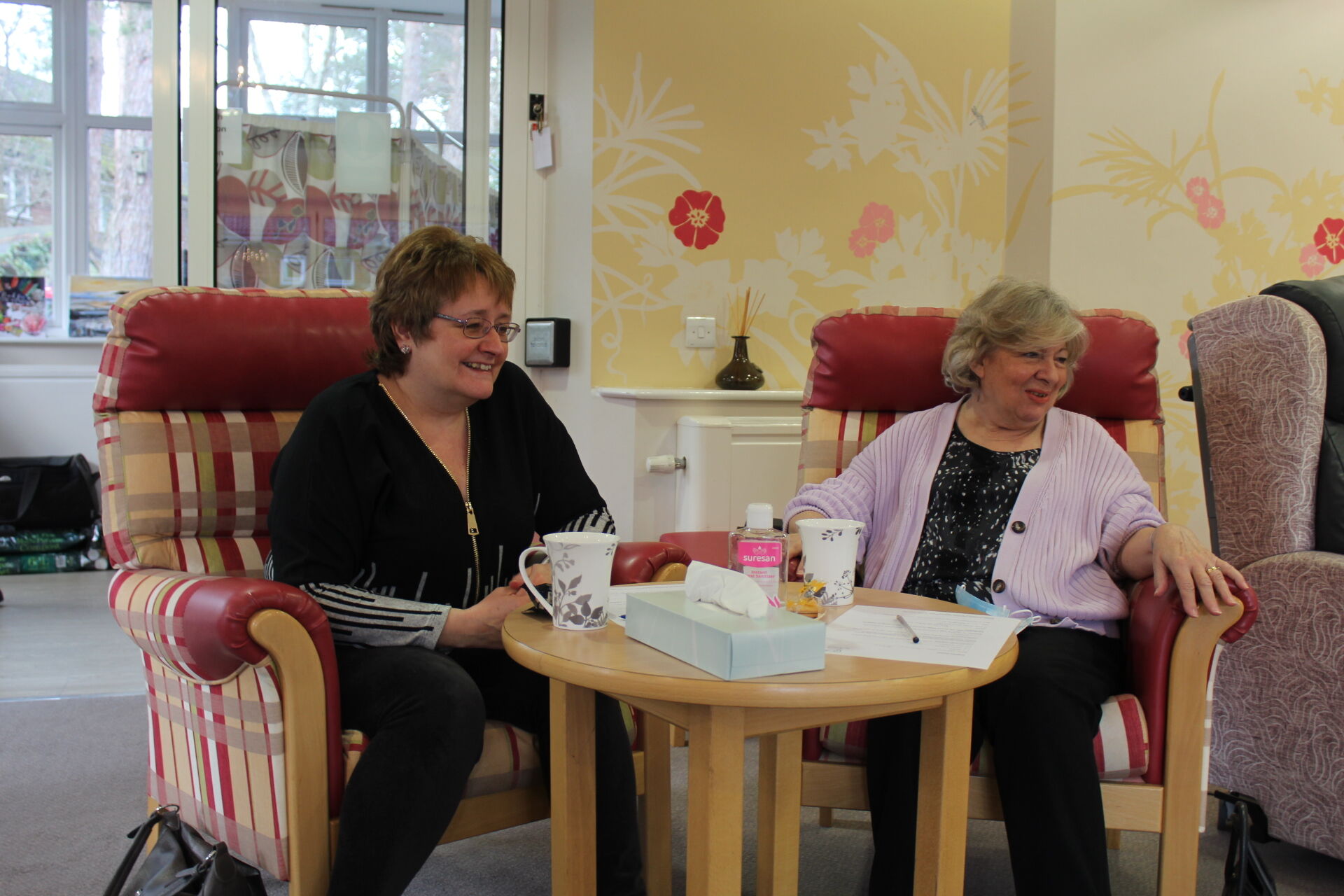 Christina at a carer support session